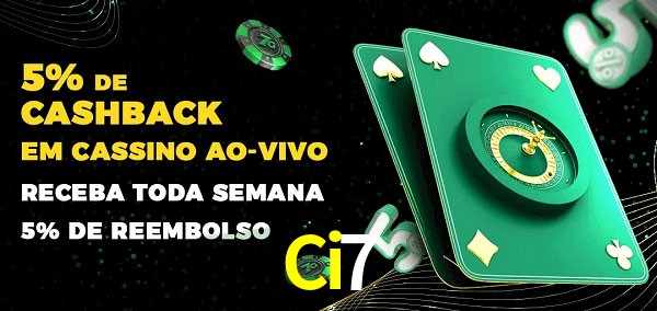 Promoções do cassino ao Vivo Ci7